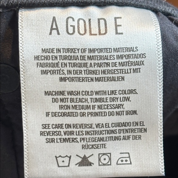 Agolde Sophie High Rise Faded Black Ankle Skinny Crop Jeans Size 29 Women's - Picture 8 of 10